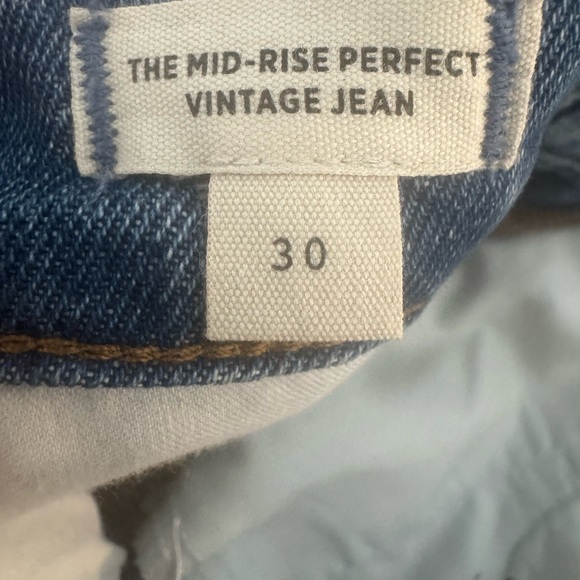 Madewell Blue Distressed Women Jeans - Picture 3 of 3